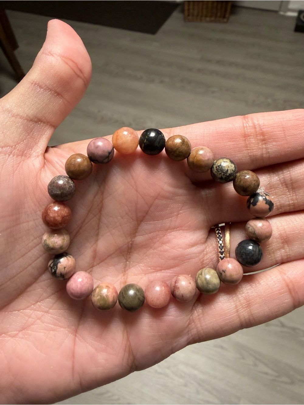 Rhodonite Stretchy Bracelet